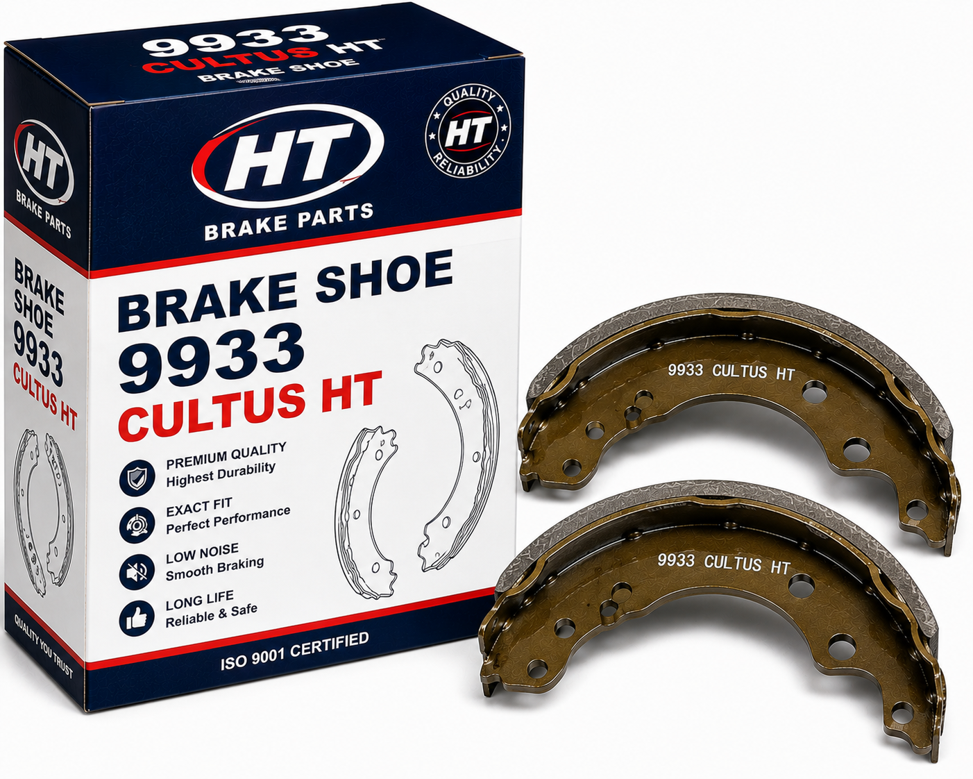 459197fd-d302-4ba8-9cba-b8825e527e1c BRAKE SHOE 9933 CULTUS HT - Image 1