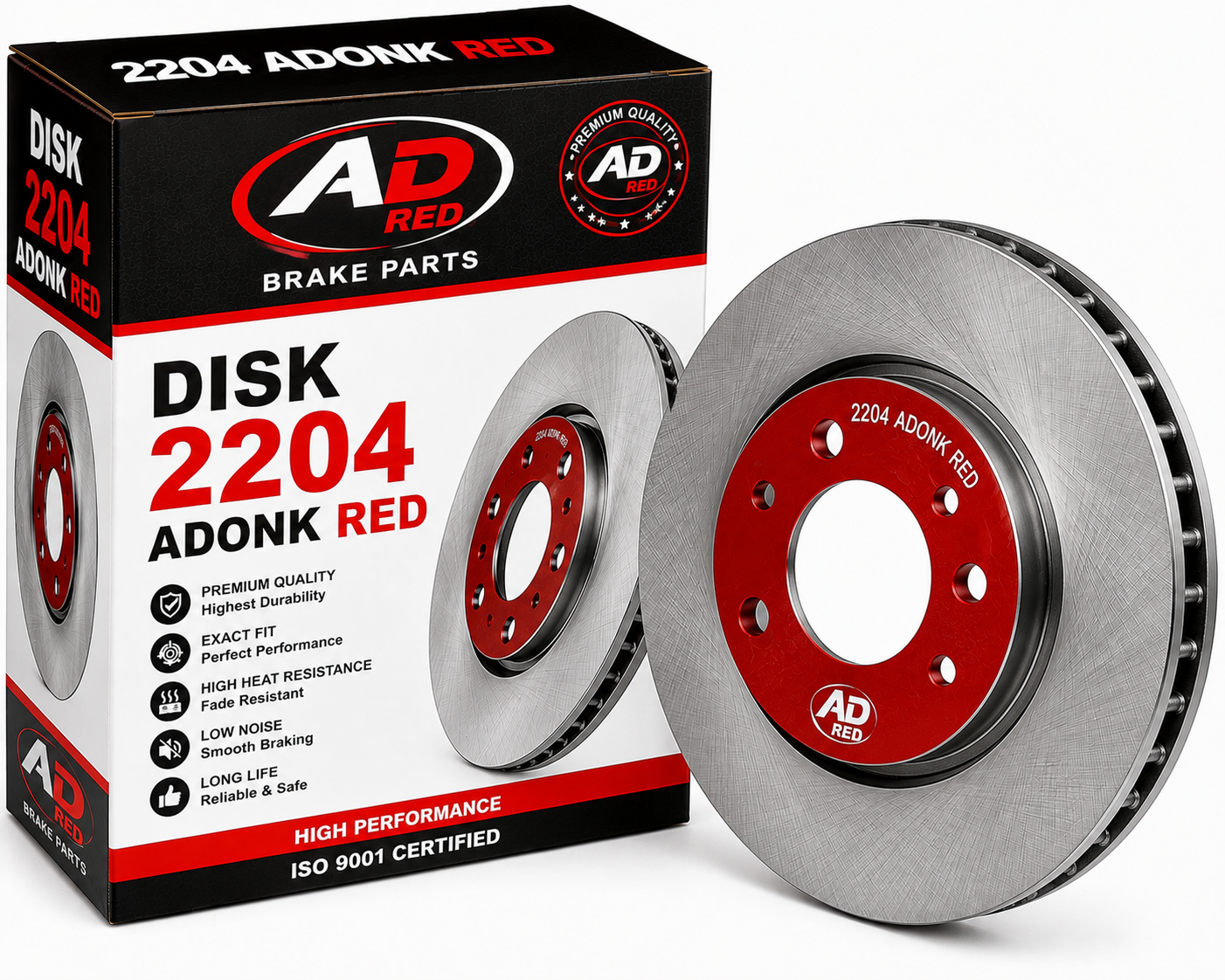 489b3ebf-1da8-4f62-bed7-c1fd4fa8b21b DISK 2204 ADONK RED - Image 1