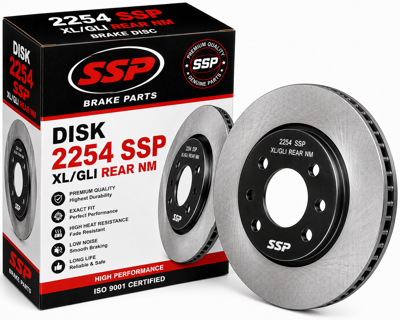 6017eb6e-1987-4501-9eeb-c6cf544a8b7b DISK 2254 SSP XL/GLI REAR NM - Image 1