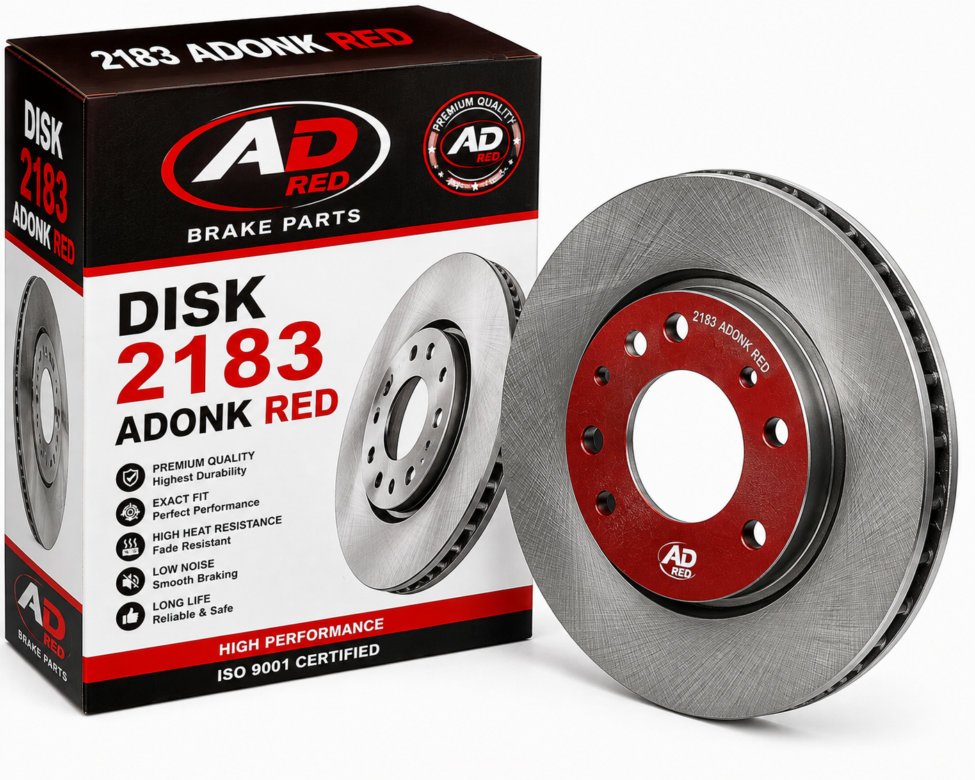 61ba8889-f0f9-4c5f-b3e9-bf151433ba58 DISK 2183 ADONK RED - Image 1